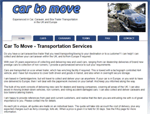 Tablet Screenshot of cartomove.co.uk